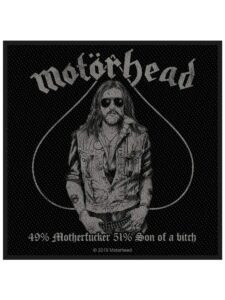 motorhead - 49% mother 51% son of a bitch patch 10cm x 10cm