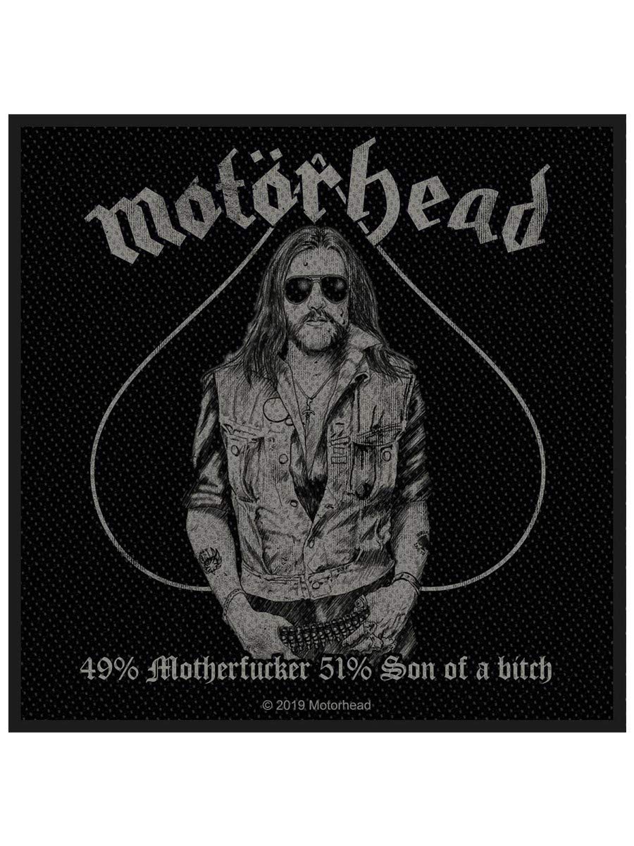 Motorhead - 49% Mother 51% Son of a Bitch Patch 10cm x 10cm