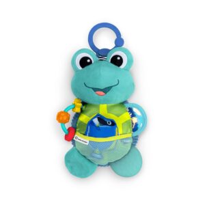 baby einstein ocean explorers neptune’s sensory sidekick activity plush toy for ages 0 months and up