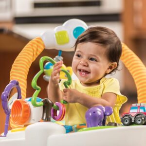 Evenflo ExerSaucer Triple Fun+ World Explorer Bouncing Activity Saucer