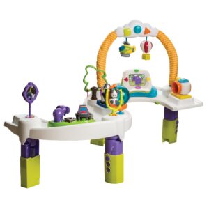 Evenflo ExerSaucer Triple Fun+ World Explorer Bouncing Activity Saucer