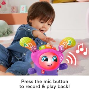 Fisher-Price Baby & Toddler Learning Toy DJ Bouncin’ Star with Music Lights & Bouncing Action for Ages 6+ Months