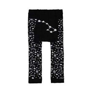 doodle pants space collection 3m-24m toddler boys, girls & baby legging (constellations legging, s (3m-12m))