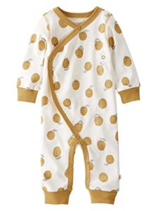 little planet by carter's unisex-baby organic cotton wrap sleep & play, golden orchard, 6 months