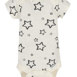 Onesies Brand Unisex Baby 8-Pack Short Sleeve Mix & Match Bodysuits, Play Smile & Hug Neutrals, 3-6 Months