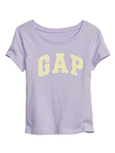 gap baby girls logo t-shirt perfumed lilac 0-3m