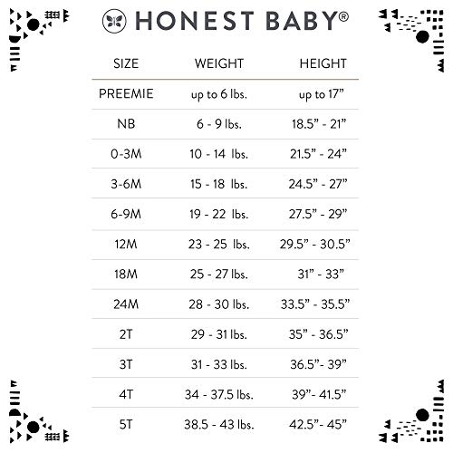 HonestBaby 2-Pack Honest Pants Joggers Pull on 100% Organic Cotton for Infant Baby and Toddler, Boys, Girls, Unisex , 2-Pack Ombre Blues, 6-9 Months