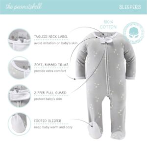 The Peanutshell Newborn Clothes & Accessories Set | 30 Piece Layette Gift Set | Fits Newborn to 3 Months | Elephant & Funny Sayings