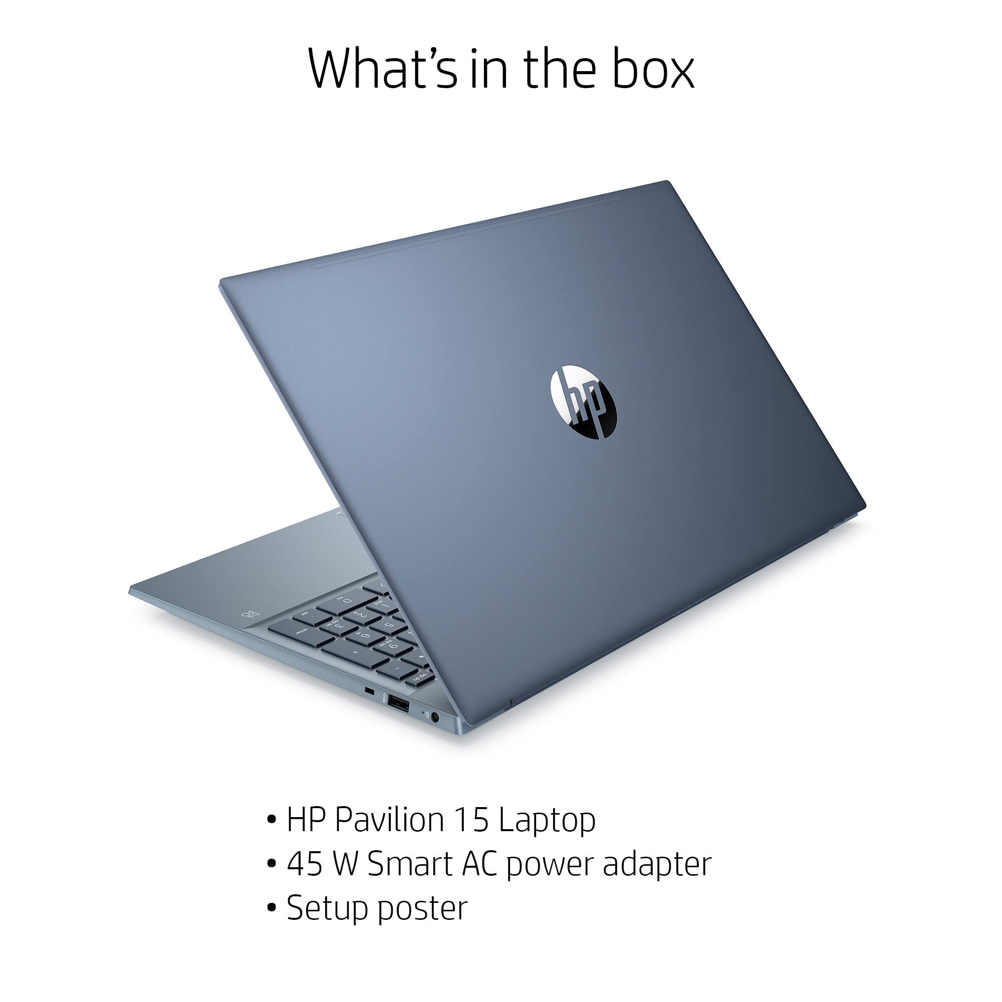 2022 Flagship HP Pavilion 15.6" FHD 1080P IPS Laptop, 8-Core AMD Ryzen 7-5700U (Upto 4.3GHz, Beat i7-1180G7), 16GB RAM, 512GB SSD, Webcam, WiFi 6, Long Hour Battery, Audio B&O, Win11+Accessory