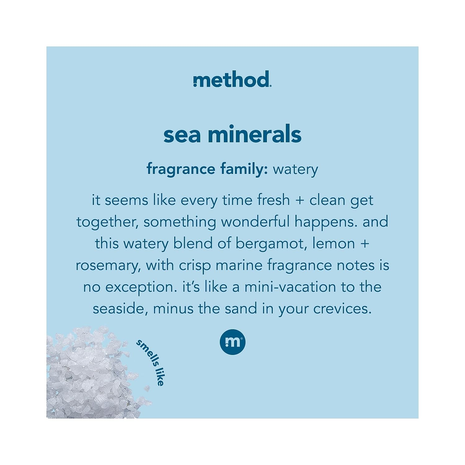 Method Foaming Hand Soap Refill, Sea Minerals, Recyclable Bottle, Biodegradable Formula, 28 oz, (Pack of 1)