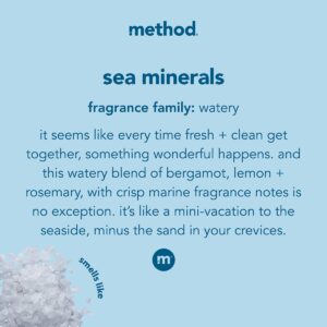 Method Foaming Hand Soap Refill, Sea Minerals, Recyclable Bottle, Biodegradable Formula, 28 fl oz (Pack of 4)