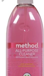 Method All-Purpose Cleaner, Pink Grapefruit, Plant-Based and Biodegradable Formula Perfect for Most Counters, Tiles, Stone, and More, 28 oz spray bottle