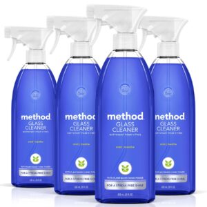 method glass cleaner, mint, 28 ounce, 4 pack, packaging may vary