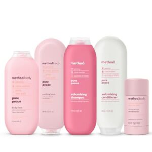 Method Body Wash, Pure Peace, Paraben and Phthalate Free, 18 oz (Pack of 6)