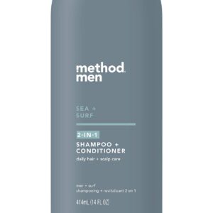 Method Men 2-in-1 Shampoo + Conditioner; Sea + Surf; Pack Of 6; Sea & Surf; 6 Count