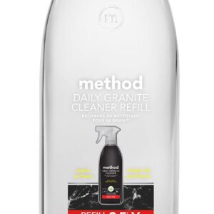 Method Daily Granite Cleaner, Apple Orchard, Set includes 68 oz. Refill and 28 oz. Spray Bottle, 28 Ounce Spray and 68 Ounce Refill