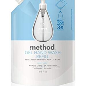 Method Gel Hand Soap Refill, Sweet Water, 34 oz, 1 pack, Packaging May Vary