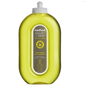 Method Squirt & Mop Hard Floor Cleaner - Lemon Ginger - 25 Fl Oz (Pack of 2)