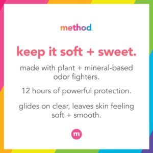 Method Deodorant, Simply Nourish, Aluminum Free, 12 Hour Protection, 2.65 oz (Pack of 5)