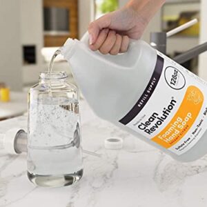 Clean Revolution Foaming Hand Soap Refill Supply Container, Ready to Use Formula, Dreamy Citrus Fragrance, Gluten Free, 128 Fl. Oz