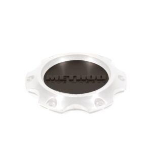 method race wheels center cap, snap-in button, black