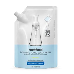 Method Foaming Hand Soap Refill, Sweet Water, 28 oz, 1 pack, Packaging May Vary