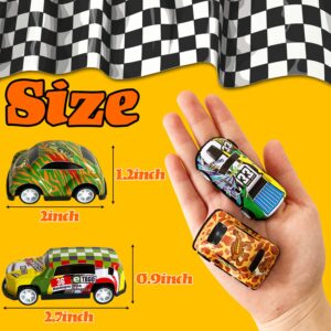 Qiuttnqn 50 PCS Mini Pull Back Cars,Fun Bulk Race Car Set,Mini Die-Cast Race Cars for Kids,Carnival Prizes for Boys and Girls,Christmas,Birthday,Party Gifts,Party Favors