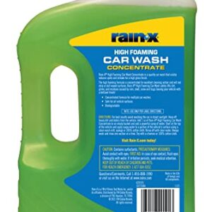 Rain-X 620191 Foaming Car Wash - 100 fl oz. High-Foaming, Concentrated Formula For Greater Cleaning Action, Safely Lifting Dirt, Grime And Residues For An Exceptional Clean