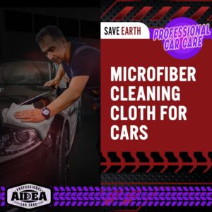 AIDEA Microfiber Cleaning Cloth for Car-24PK, Premium Car Microfiber Towels, Soft & Absorbent Cleaning Cloth, Wash Cloth for House, Kitchen, Car (12in.x16in)