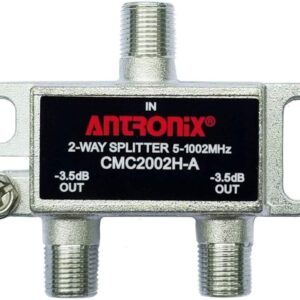 Antronix CMC2002H-A 2-Way Horizontal Splitter -3.5dB 5-1002 MHz High Performance for Coax Cable TV & Internet