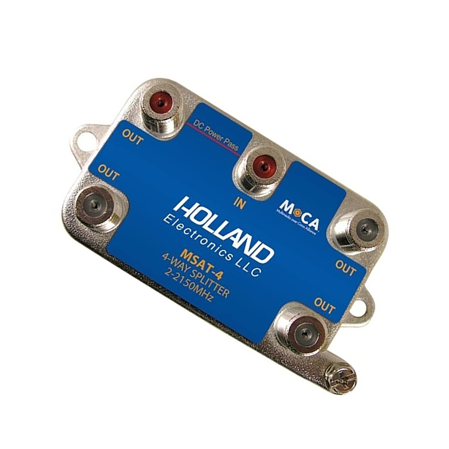 Holland Splitter, 4-Way, MoCA Enabling, 2-2150Mhz, Direct TV Approved