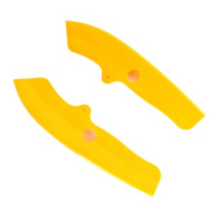 SOSEGA Front Bumper Lip Splitter Protector Cover Replacement Part for 2015-2023 Dodge Challenger Scat Pack R/T GT SRT Not for Plus,Widebody (2pcs/Set) (Yellow)