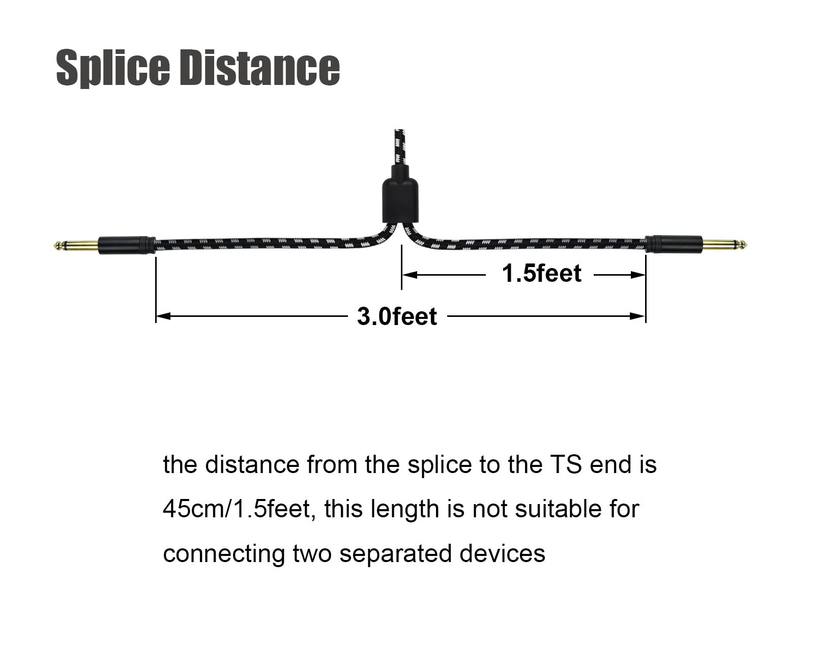 Mugteeve XLR Female to Dual 1/4 Splitter Cable, 3.3Feet Female XLR to Double Quarter Inch TS Mono Breakout Y Cable, Heavy Duty Nylon Braided, OFC Shielded, for Mixer, Studio Monitor, Audio Interface