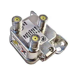 Extreme Broadband BDS102VF 2-Way Digital Splitter - Vertical Flex-Mount True Flex RG6 Coaxial Splitter