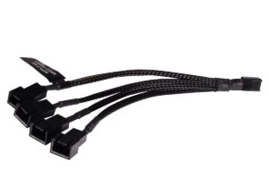 alphacool y-splitter 3-pin to 4x 3-pin cable, 15cm