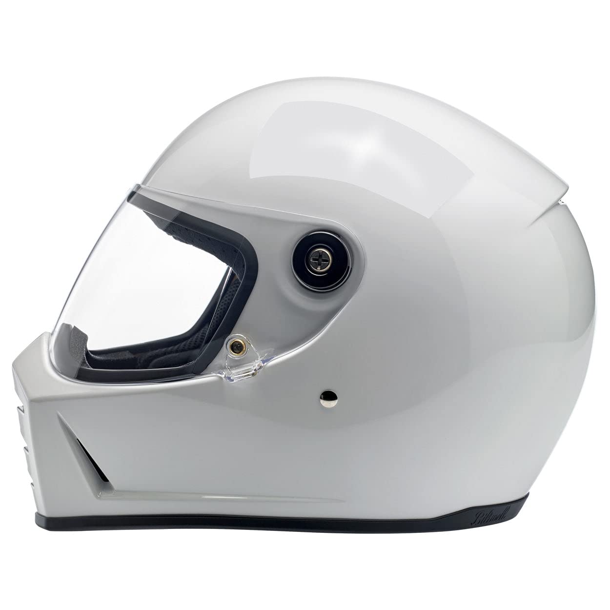 Biltwell | Lane Splitter | DOT & ECE Approved | Motorcycle Helmet | Full Face with Visor | Gloss White | X-Large