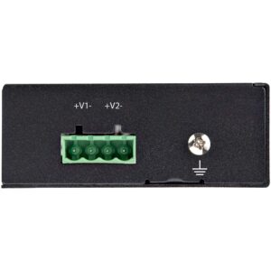 StarTech.com Industrial Gigabit PoE Splitter - 90W High Speed Power Over Ethernet PoE+++ Splitter - 12-48V DC Splitter 802.3bt - LAN/RJ45 Ultra PoE to DC Adapter - -40C to +75C (POESLT1G48V)