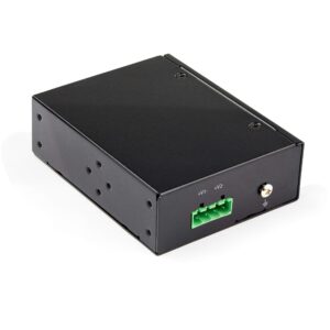 StarTech.com Industrial Gigabit PoE Splitter - 90W High Speed Power Over Ethernet PoE+++ Splitter - 12-48V DC Splitter 802.3bt - LAN/RJ45 Ultra PoE to DC Adapter - -40C to +75C (POESLT1G48V)