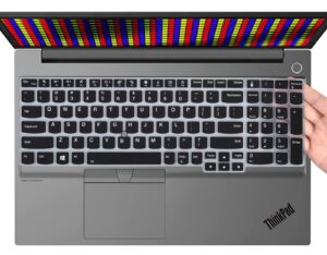 casebuy keyboard cover for 2022 15.6" lenovo thinkpad e15 gen 4 3 2 t15 l15 t15p gen 3 2 1 l15 p51s p52 p52s p53 p72 p73/thinkpad e580 e590 e595 l580 l590/thinkpad t570 t575 t580 t590, gradual mint