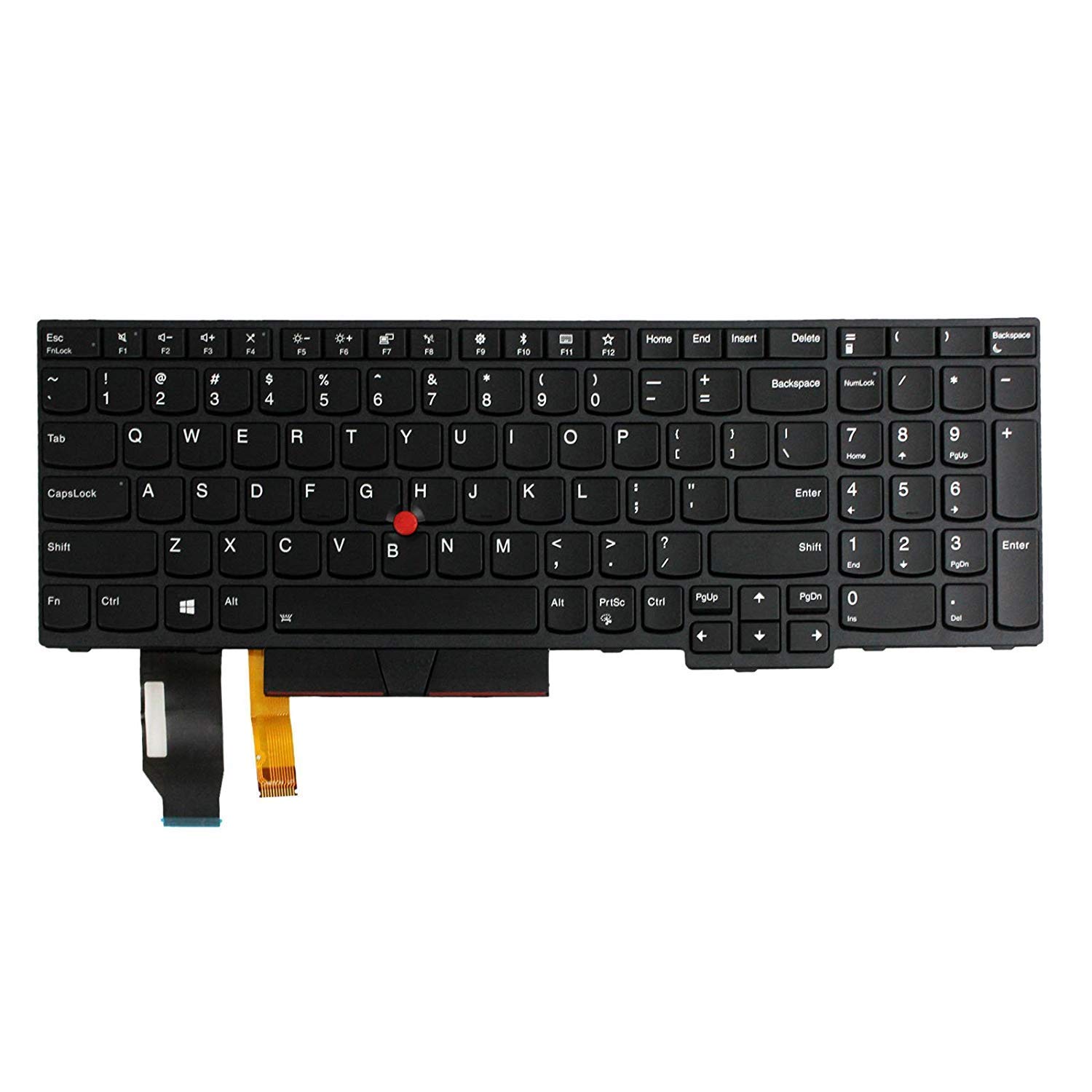 AUTENS Replacement US Keyboard for Lenovo ThinkPad E580 E585 L580 E590 E595 L590 T590 P52 P72 P53 P53S P73 (Not Fit P52s) Laptop (Backlight)