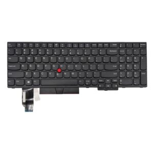 ANTWELON Replacement Laptop Keyboard for LENOVO ThinkPad E580 E585 L580 E590 E595 L590 T590 P52 P72 P53 P73 T15 P15S, with Frame Pointer No Backlight US Layout