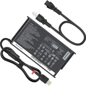 170w ac laptop charger for lenovo thinkpad p73 p50 p51 p52 w540 w541 p15v p16v t15p, for lenovo legion y7000 y540 y545 y720 y730 adl170scc3a sa10r16886 20v 8.5a power supply adapter