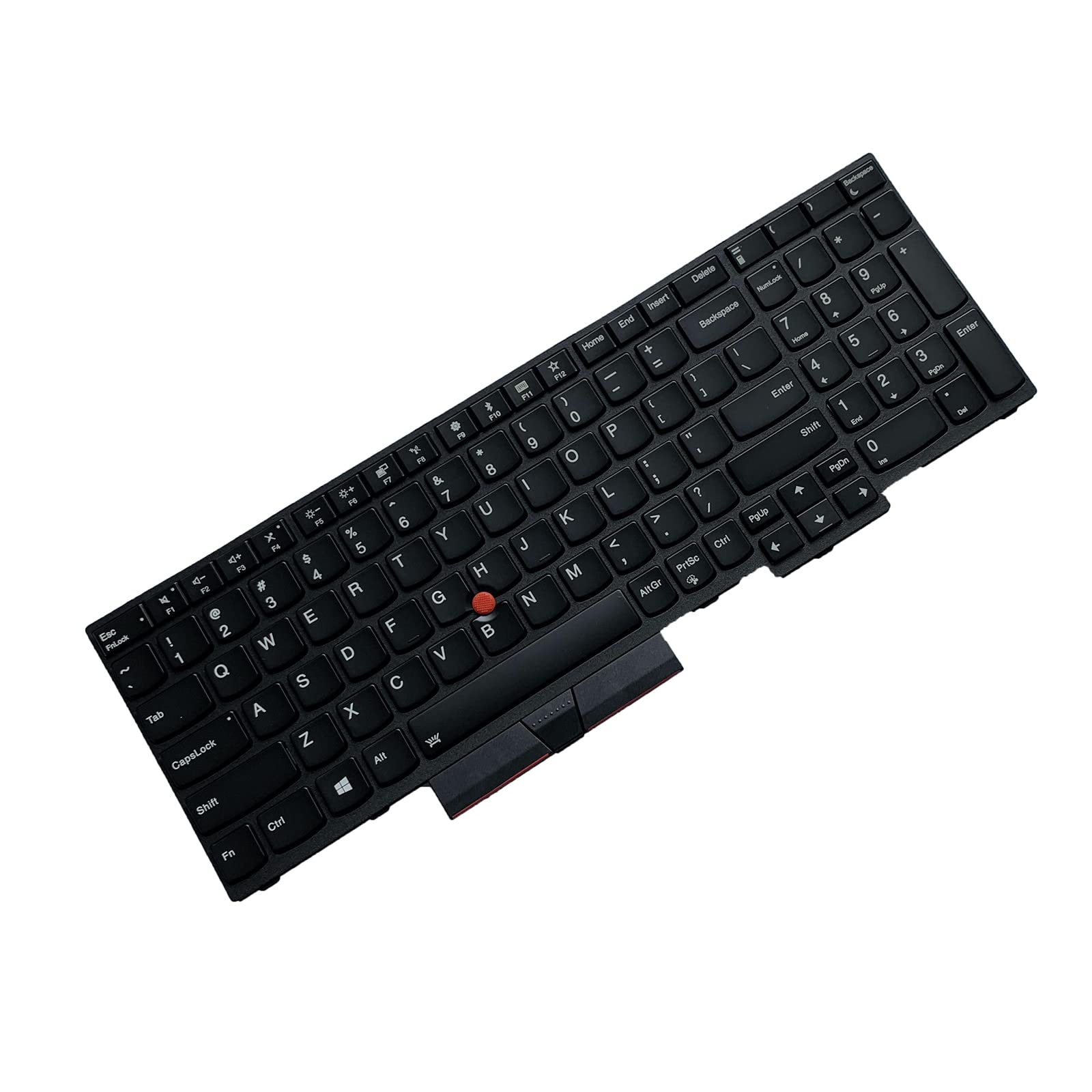 Tiugochr Laptop Replacement US Layout with Backlight with Pointing Keyboard for Lenovo ThinkPad E580 E585 E590 E595 T580 T590 L580 L590 P52 P72 P53 P53S P73 01YP640 01N729 01YP560 PK131672B00 01YP680