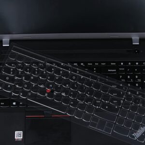 keyboard cover protective skin fits for lenovo t15 & t15 gen 2, t15p t15g l15 e15, e15 gen 2, thinkpad t570 t580 t590 e580 e590 e595 l590, thinkpad p15v p15s p52 p52s p72 p53 p73