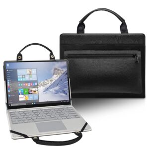 Protective Case + Portable Bag for 15.6" Lenovo ThinkPad P15 T15g P53 52 51 P50 P50s L580 L590 L570 L560/ideapad 130-15IKB 130-15AST/Flex 4 15 1570 1580[NOT fit ThinkPad P15v P15s T15 P15s T15p],Black