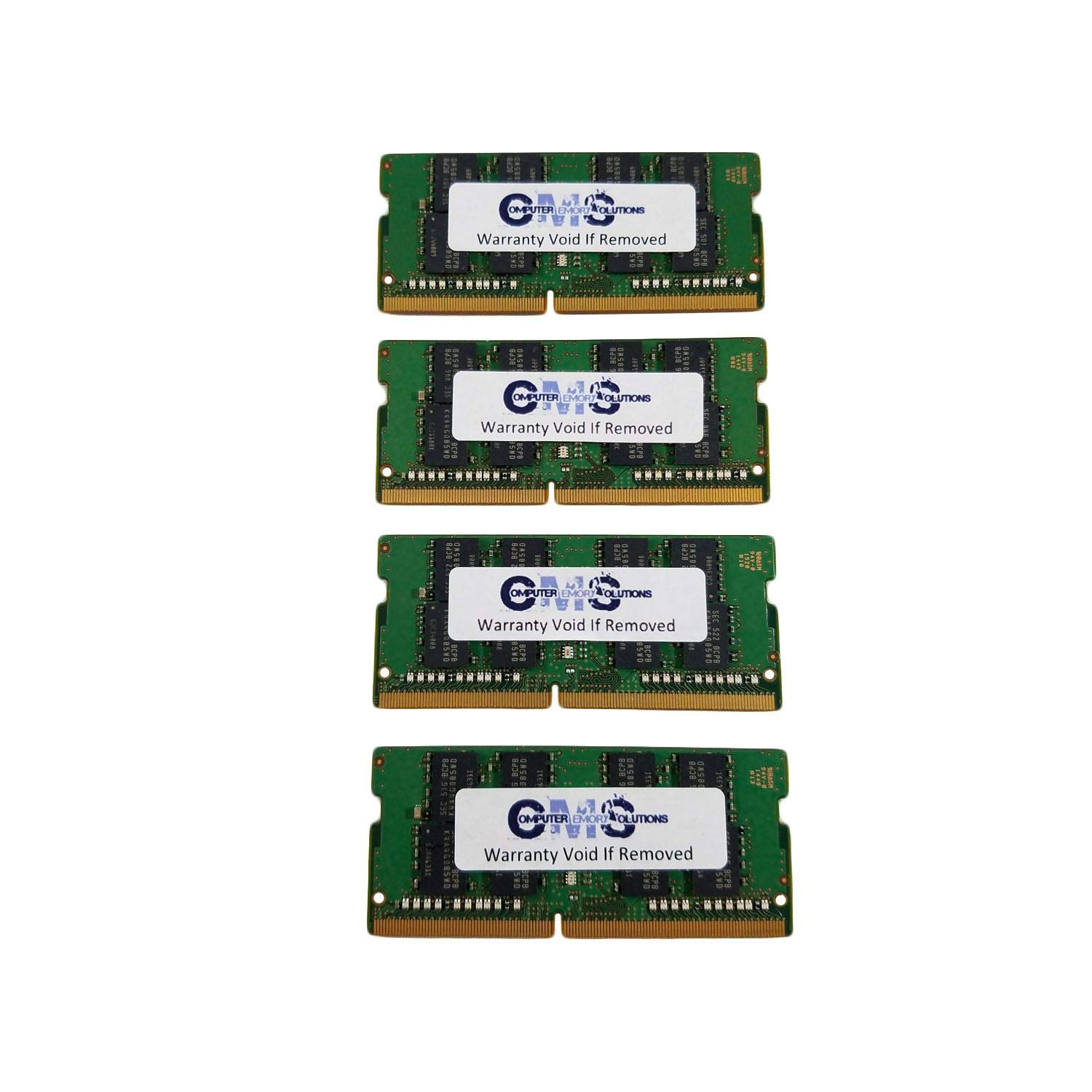 CMS 128GB (4X32GB) DDR4 21300 2666MHZ Non ECC SODIMM Memory Ram Upgrade Compatible with Lenovo® ThinkPad P52, ThinkPad P53, ThinkPad P72, ThinkPad P73 - D106