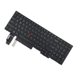 Tiugochr Laptop Replacement US Layout with Pointing Keyboard for Lenovo ThinkPad E580 E585 E590 E595 T580 T590 L580 L590 P52 P72 P53 P53S P73 01YP640 01N729 01YP560 PK131672B00 01YP680