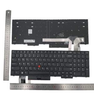 Tiugochr Laptop Replacement US Layout with Pointing Keyboard for Lenovo ThinkPad E580 E585 E590 E595 T580 T590 L580 L590 P52 P72 P53 P53S P73 01YP640 01N729 01YP560 PK131672B00 01YP680