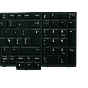 Replacement Keyboard for Lenovo Thinkpad E580 E585 E590 L580 L590 T590 P52 P53 P72 P73 SN20P34095 01YP560 with Backlit Point LA Latin Layout