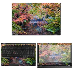 decalrus - protective decal nature scenery skin sticker for lenovo thinkpad p53 (15.6" screen) case cover wrap lethnkpd15_p53-253